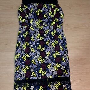 ERDEM Black and Multicolor Dress